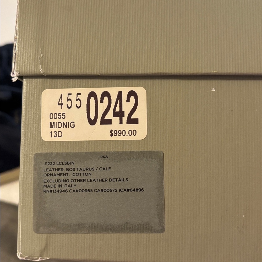 Tom Ford Men's Dark Blue Sneakers - Picture 13 of 13